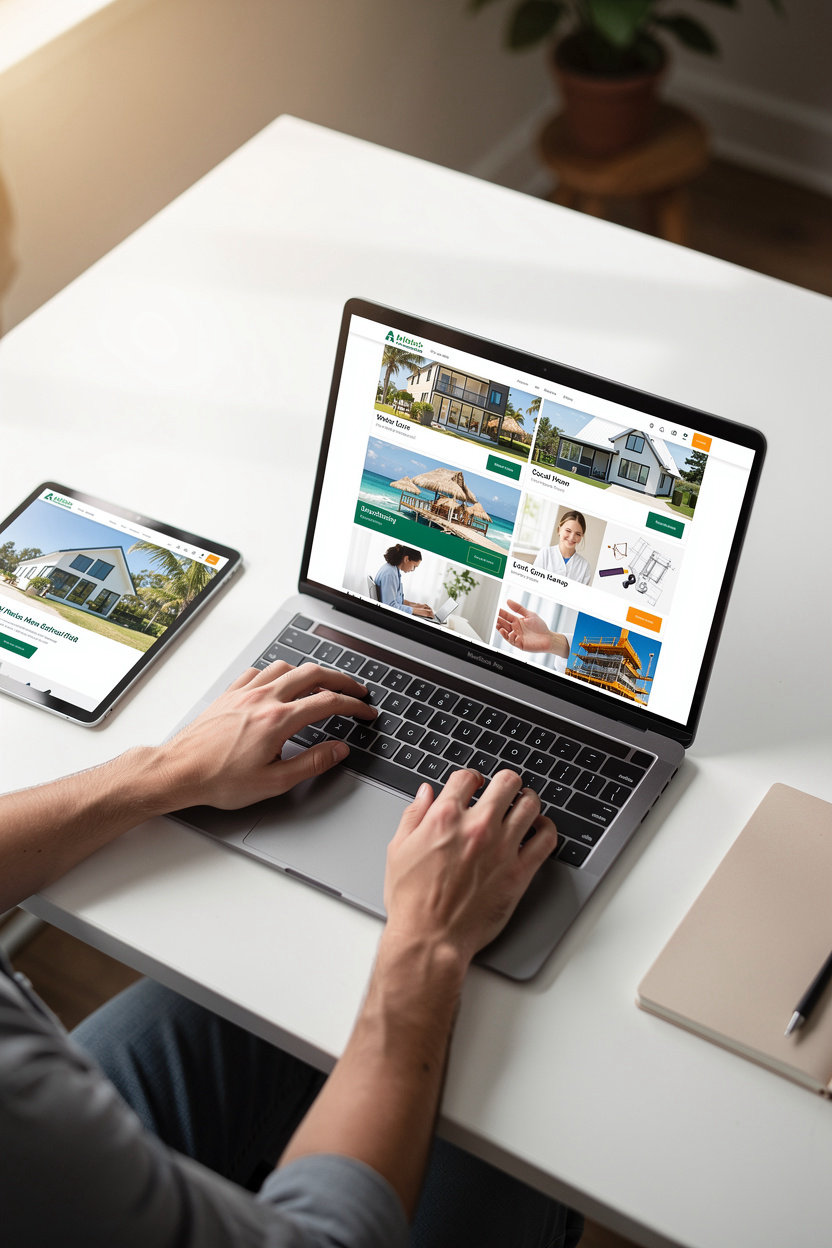 ArianaCreation portfolio website designs showcasing modern, responsive web design for Hilton Head businesses